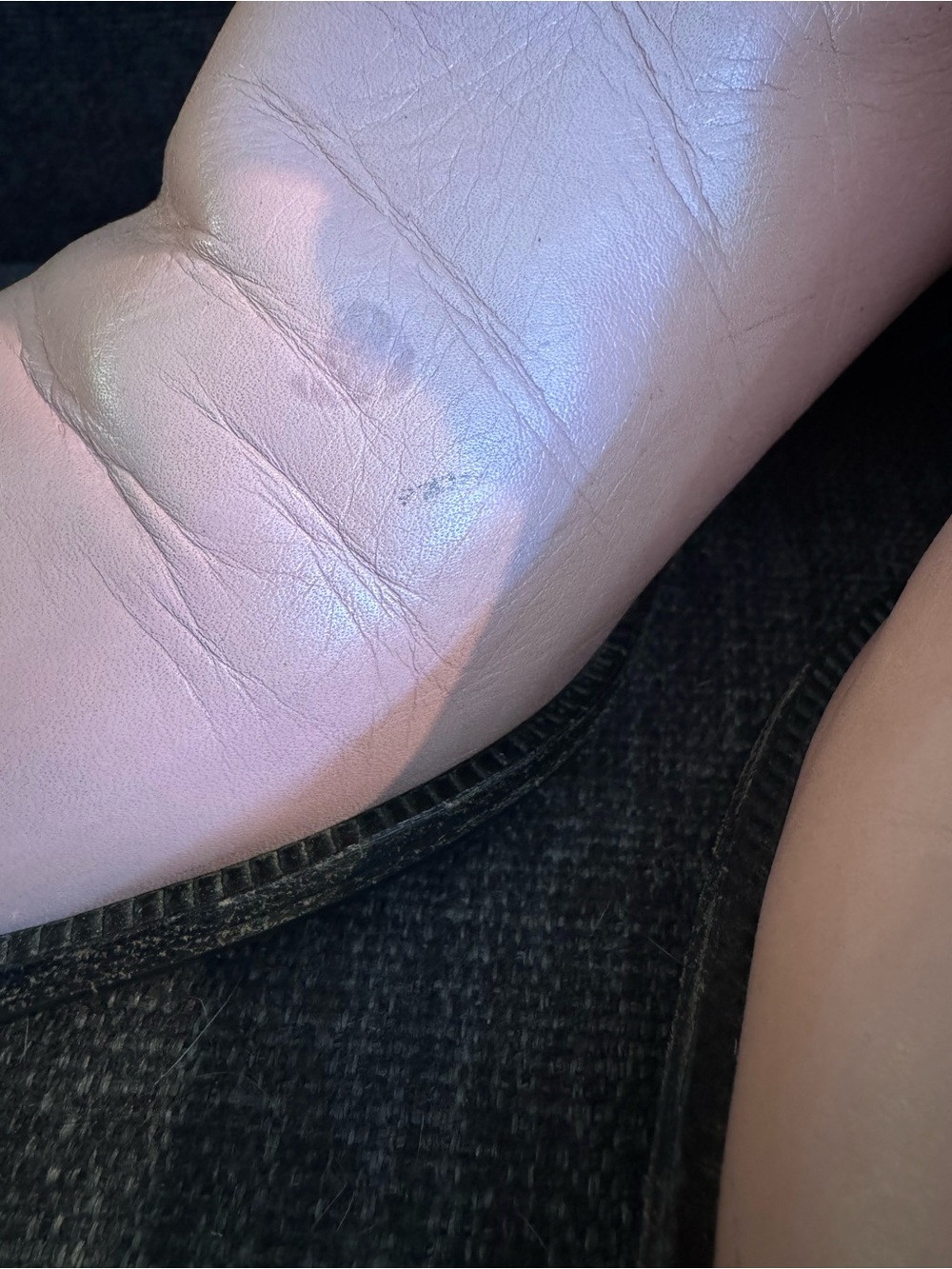 Vintage pink Arnold Churgin leather boots - Picture 14 of 14